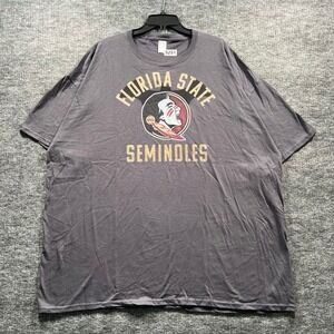Florida State Seminoles FSU Graphic T-Shirt Mens 3XL Gray Cotton Short Sleeve